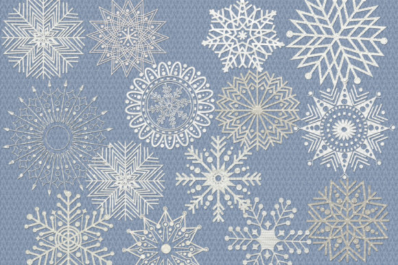 Elevate Winter Designs with Snowflake Clip Art