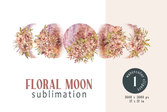 Elevating Brand Aesthetics: The Strategic Value of Floral Moon Phases Sublimation Files in Modern Design