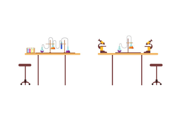 Elevating Science Communication with Flat Color Laboratory Illustrations