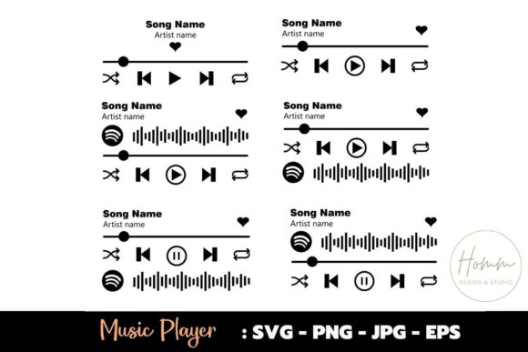Music Player Bundle: Versatile Vector Decor for Creators