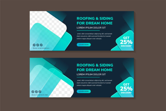 Roofing and Siding Dream Home Horizontal: The Ultimate Banner for Modern Exterior Branding