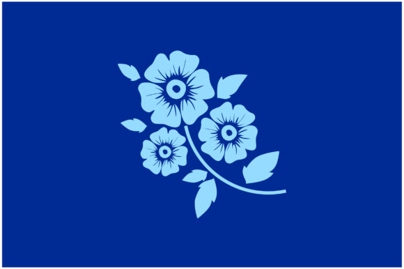 Unlocking Creative Potential with a Beautiful Blue Flower Silhouette