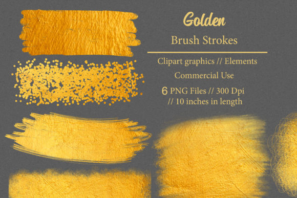 Unlocking Creative Potential with Premium Golden Brush Strokes for Digital and Print Design
